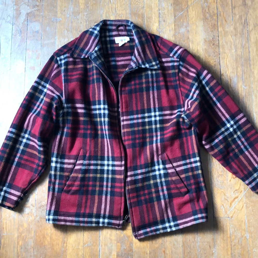 J Crew Men’s Wool Plaid Jacket